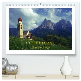 Kalender/agenda SÜDTIROL - Land der Berge (hochwertiger Premium Wandkalender 2027 DIN A2 quer), Kunstdruck in Hochglanz Calvendo