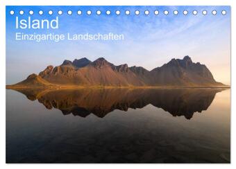 Kalendár/Diár Island - einzigartige Landschaften (Tischkalender 2027 DIN A5 quer), CALVENDO Monatskalender Calvendo