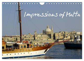Kalendár/Diár Impressions of Malta (Wall Calendar 2027 DIN A4 landscape), CALVENDO 12 Month Wall Calendar Calvendo