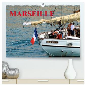 Kalender/Terminbuch MARSEILLE (Calendrier mural haut de gamme 2027 DIN A2 vertical), CALVENDO calendrier mensuel Calvendo