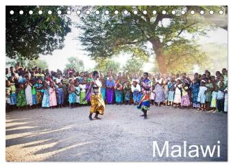 Calendario/Agenda Malawi (Tischkalender 2027 DIN A5 quer), CALVENDO Monatskalender Calvendo