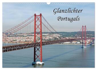 Kalender/agenda Glanzlichter Portugals (Wandkalender 2027 DIN A3 quer), CALVENDO Monatskalender Calvendo