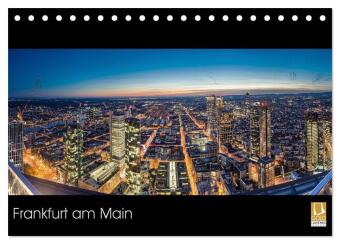 Kalender/agenda Frankfurt am Main (Tischkalender 2027 DIN A5 quer), CALVENDO Monatskalender Calvendo