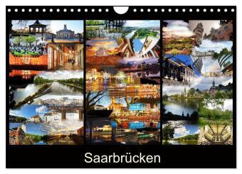Naptár/Határidőnapló Saarbrücken (Wandkalender 2027 DIN A4 quer), CALVENDO Monatskalender Calvendo