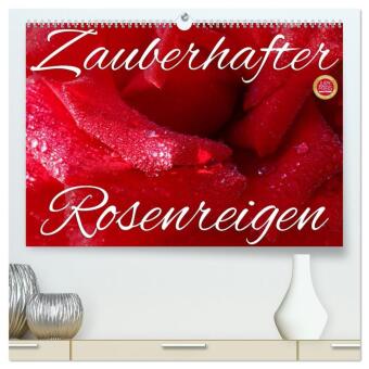 Kalender/agenda Zauberhafter Rosenreigen (hochwertiger Premium Wandkalender 2027 DIN A2 quer), Kunstdruck in Hochglanz Calvendo