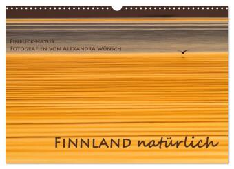 Kalender/agenda Einblick-Natur: Finnland natürlich (Wandkalender 2027 DIN A3 quer), CALVENDO Monatskalender Calvendo