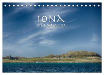 Naptár/Határidőnapló Iona. Insel der Pilger (Tischkalender 2027 DIN A5 quer), CALVENDO Monatskalender Calvendo