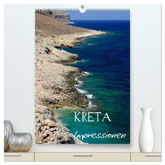 Kalendář/Diář Kreta Impressionen (hochwertiger Premium Wandkalender 2027 DIN A2 hoch), Kunstdruck in Hochglanz Calvendo