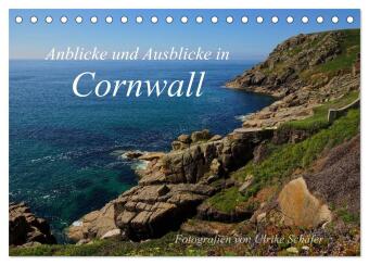 Kalendář/Diář Anblicke und Ausblicke in Cornwall (Tischkalender 2027 DIN A5 quer), CALVENDO Monatskalender Calvendo