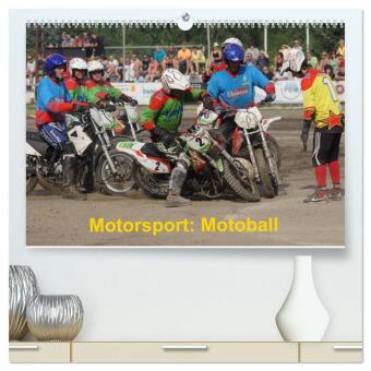 Naptár/Határidőnapló Motorsport: Motoball (hochwertiger Premium Wandkalender 2027 DIN A2 quer), Kunstdruck in Hochglanz Calvendo