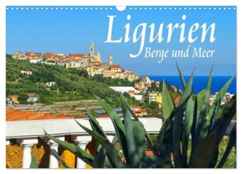 Kalender/agenda Ligurien - Berge und Meer (Wandkalender 2027 DIN A3 quer), CALVENDO Monatskalender Calvendo