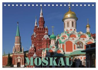 Calendar / Agendă Moskau (Tischkalender 2027 DIN A5 quer), CALVENDO Monatskalender Calvendo