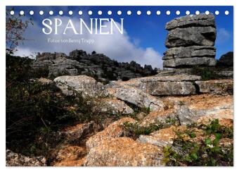 Naptár/Határidőnapló Spanien (Tischkalender 2027 DIN A5 quer), CALVENDO Monatskalender Calvendo