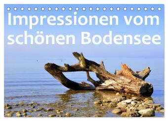 Naptár/Határidőnapló Impressionen vom schönen Bodensee (Tischkalender 2027 DIN A5 quer), CALVENDO Monatskalender Calvendo