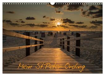 Naptár/Határidőnapló Mein St.Peter-Ording (Wandkalender 2027 DIN A3 quer), CALVENDO Monatskalender Calvendo