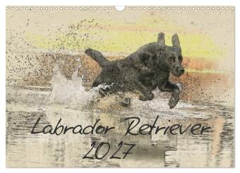 Kalender/Terminbuch Labrador Retriever 2027 (Wandkalender 2027 DIN A3 quer), CALVENDO Monatskalender Calvendo