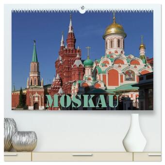 Kalendář/Diář Moskau (hochwertiger Premium Wandkalender 2027 DIN A2 quer), Kunstdruck in Hochglanz Calvendo