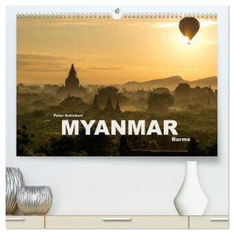 Kalender/Terminbuch Myanmar - Burma (hochwertiger Premium Wandkalender 2027 DIN A2 quer), Kunstdruck in Hochglanz Calvendo