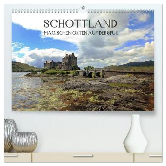 Naptár/Határidőnapló Schottland - magischen Orten auf der Spur (hochwertiger Premium Wandkalender 2027 DIN A2 quer), Kunstdruck in Hochglanz Calvendo