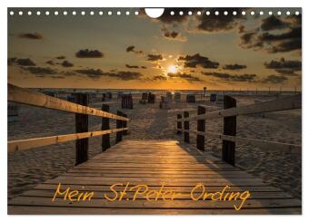 Naptár/Határidőnapló Mein St.Peter-Ording (Wandkalender 2027 DIN A4 quer), CALVENDO Monatskalender Calvendo