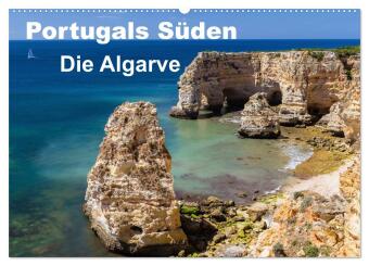 Kalender/Terminbuch Portugals Süden - Die Algarve (Wandkalender 2027 DIN A2 quer), CALVENDO Monatskalender Calvendo