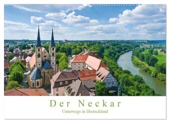 Kalender/Terminbuch Der Neckar - Unterwegs in Deutschland (Wandkalender 2027 DIN A2 quer), CALVENDO Monatskalender Calvendo