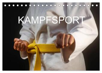 Calendário/Diário Kampfsport (Tischkalender 2027 DIN A5 quer), CALVENDO Monatskalender Calvendo