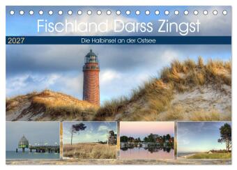 Kalender/Terminbuch Fischland Darß Zingst - Die Halbinsel an der Ostsee (Tischkalender 2027 DIN A5 quer), CALVENDO Monatskalender Calvendo