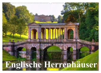Kalender/agenda Englische Herrenhäuser (Wandkalender 2027 DIN A2 quer), CALVENDO Monatskalender Calvendo