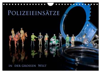 Kalendář/Diář Polizeieinsätze, in der großen Welt (Wandkalender 2027 DIN A4 quer), CALVENDO Monatskalender Calvendo