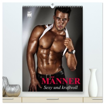 Kalender/Terminbuch Männer. Sexy und kraftvoll (hochwertiger Premium Wandkalender 2027 DIN A2 hoch), Kunstdruck in Hochglanz Calvendo