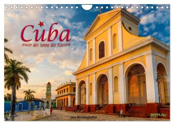 Kalendář/Diář Cuba - Unter der Sonne der Karibik (Wandkalender 2027 DIN A4 quer), CALVENDO Monatskalender Calvendo