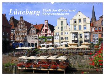 Kalender/Terminbuch Lüneburg - Stadt der Giebel und Fachwerkhäuser (Wandkalender 2027 DIN A2 quer), CALVENDO Monatskalender Calvendo