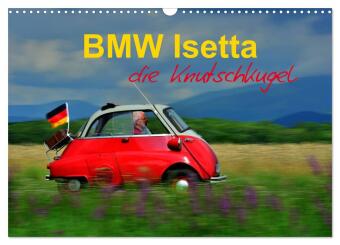 Kalendár/Diár BMW Isetta - Die Knutschkugel (Wandkalender 2027 DIN A3 quer), CALVENDO Monatskalender Calvendo