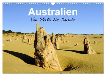 Naptár/Határidőnapló Australien - Von Perth bis Darwin (Wandkalender 2027 DIN A3 quer), CALVENDO Monatskalender Calvendo