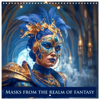 Naptár/Határidőnapló Masks from the realm of fantasy (Wall Calendar 2027 12 × 12 Inch) CALVENDO 12 Month Wall Calendar Calvendo