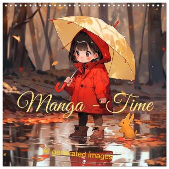 Naptár/Határidőnapló Manga - Time (Wall Calendar 2027 12 × 12 Inch) CALVENDO 12 Month Wall Calendar Calvendo