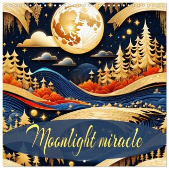 Kalender/Terminbuch Moonlight miracle (Wall Calendar 2027 12 × 12 Inch) CALVENDO 12 Month Wall Calendar Calvendo
