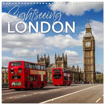 Naptár/Határidőnapló LONDON Sightseeing (Wall Calendar 2027 12 × 12 Inch) CALVENDO 12 Month Wall Calendar Calvendo
