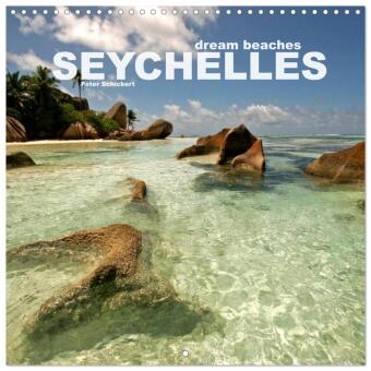 Kalender/Terminbuch dream beaches - Seychelles (Wall Calendar 2027 12 × 12 Inch) CALVENDO 12 Month Wall Calendar Calvendo