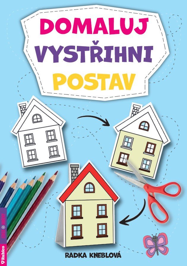 Carte Domaluj, vystřihni, postav 