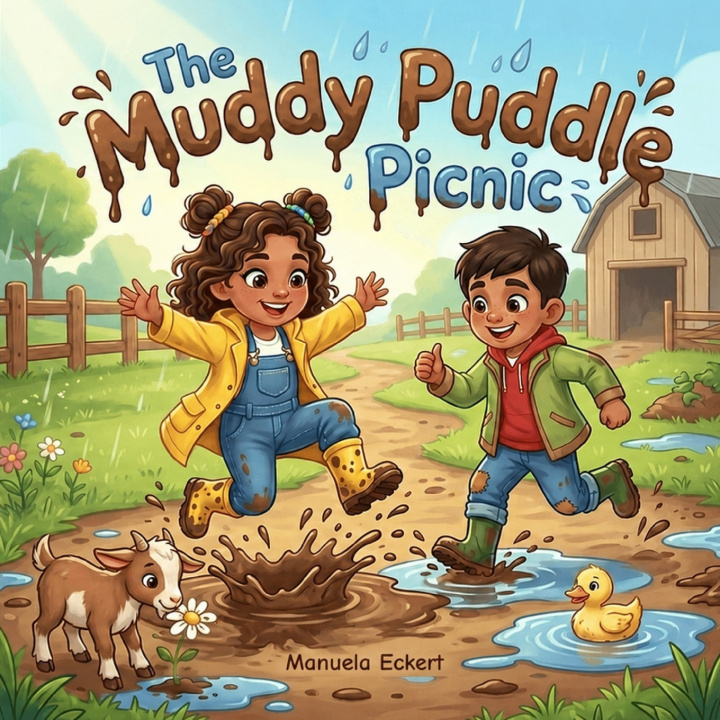 Livro The Muddy Puddle Picnic Manuela Eckert