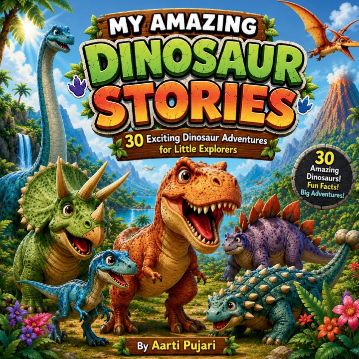 Книга My Amazing Dinosaur Stories Aarti Bhunesh Pujari