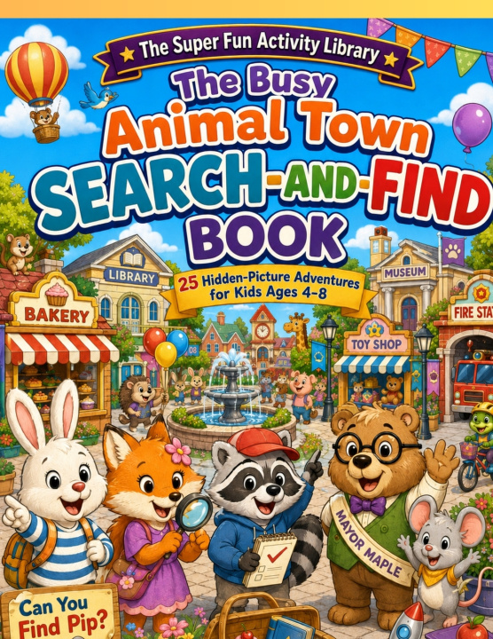 Kniha Search and Find - Busy Animal Town ColorSpark Publishing