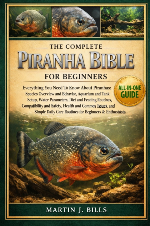 Könyv THE COMPLETE PIRANHAS BIBLE FOR BEGINNERS MARTIN J. BILLS