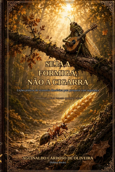 Książka Seja a Formiga, Não a Cigarra Aguinaldo Cardoso de Oliveira