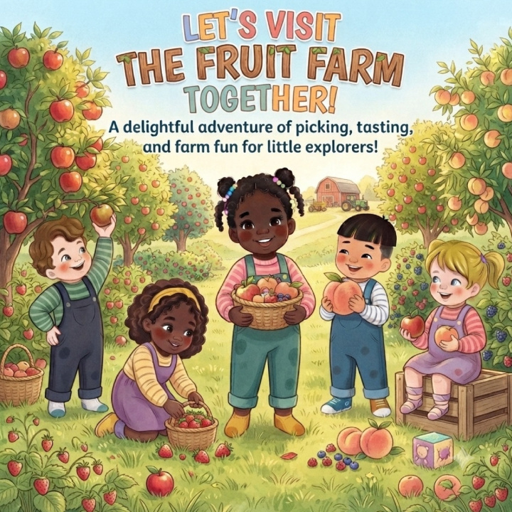 Kniha Let's Visit The Fruit Farm Together! Cherry Brissette
