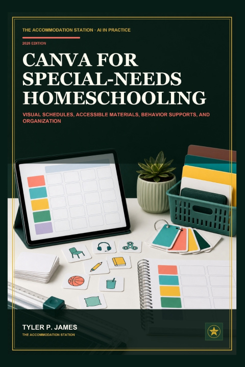 Könyv Canva for Special-Needs Homeschooling Tyler P. James