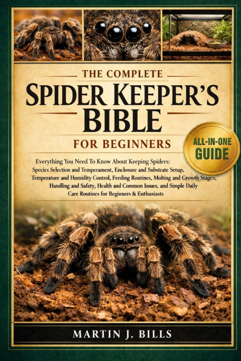 Kniha THE COMPLETE SPIDERS KEPPERS BIBLE FOR BEGINNERS MARTIN J. BILLS