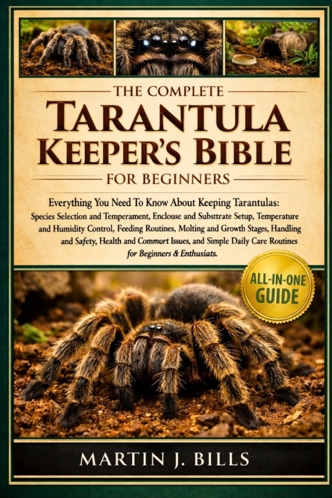 Book THE COMPLETE TARANTULA KEEPERS' BIBLE FOR BEGINNERS MARTIN J. BILLS